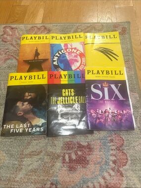 Broadway Playbill  lot- Hamilton, Six, Cats and many more